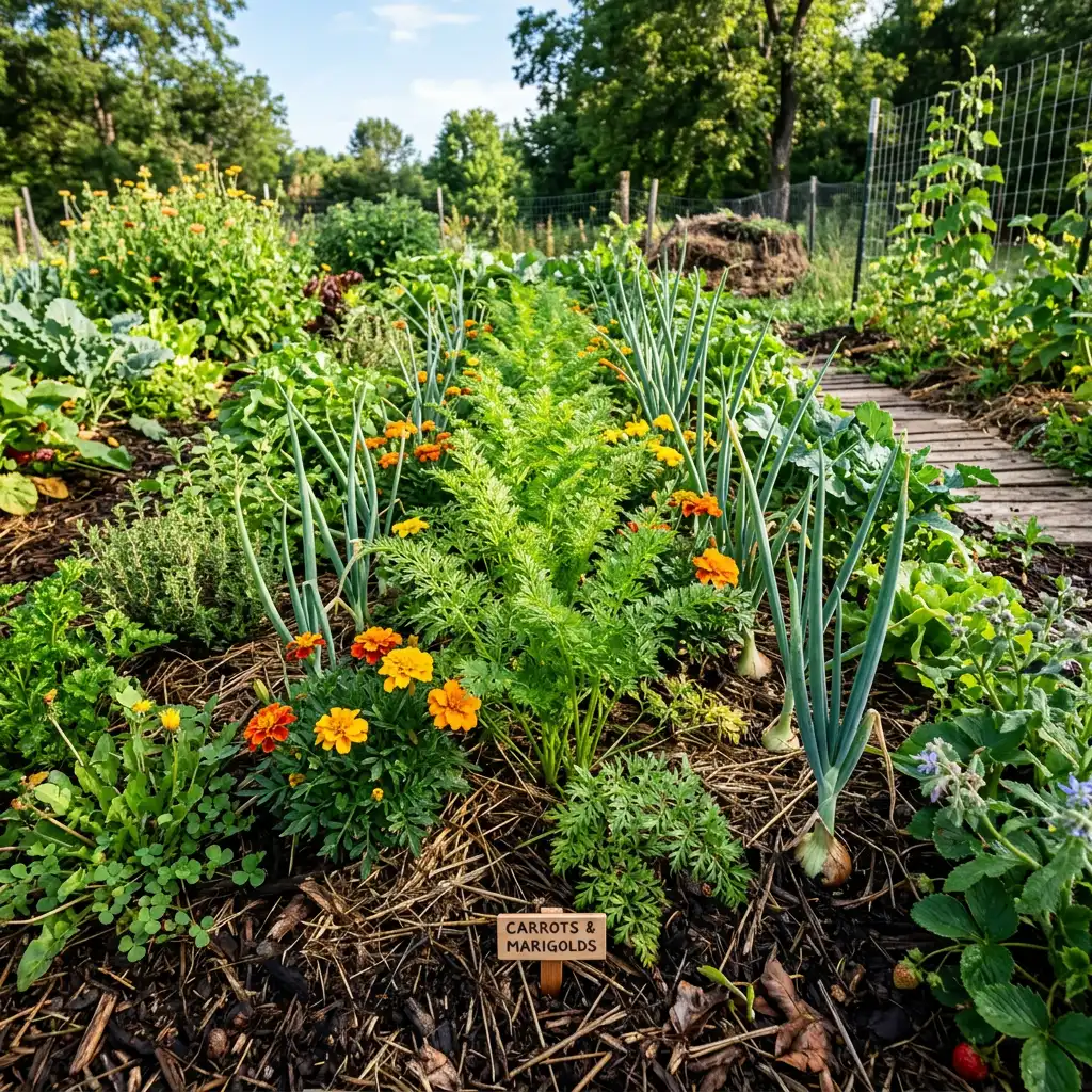 carotte au potager
