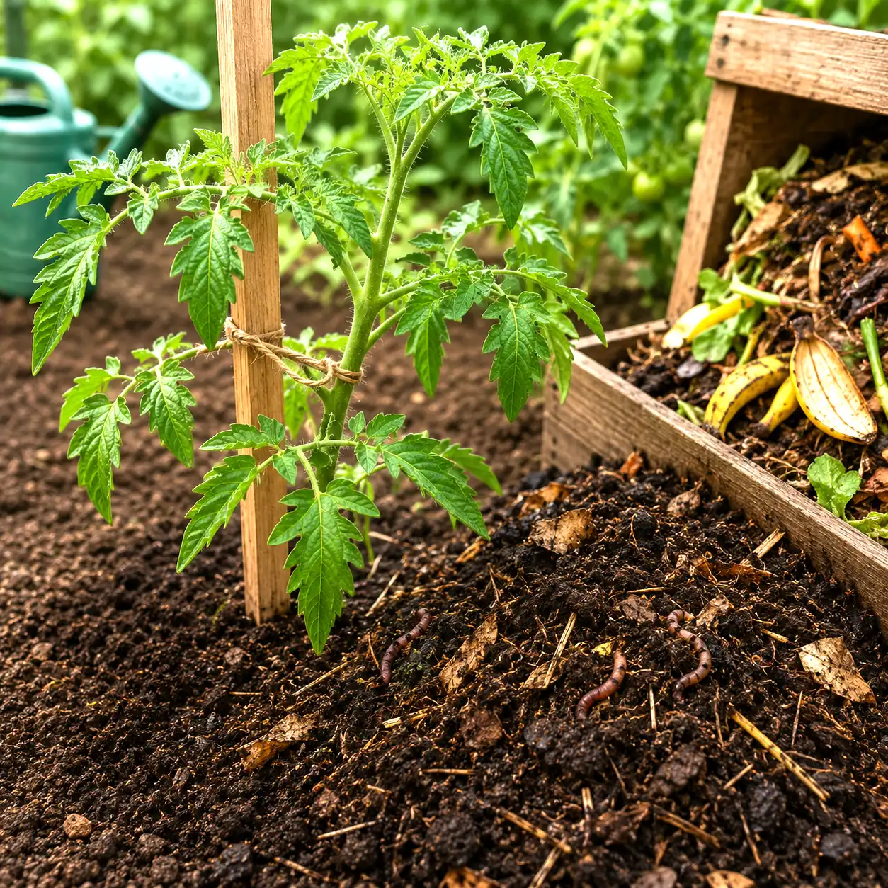 compost au potager