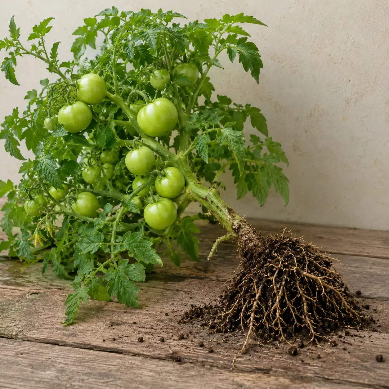 arracher plants de tomates vertes avant gelee
