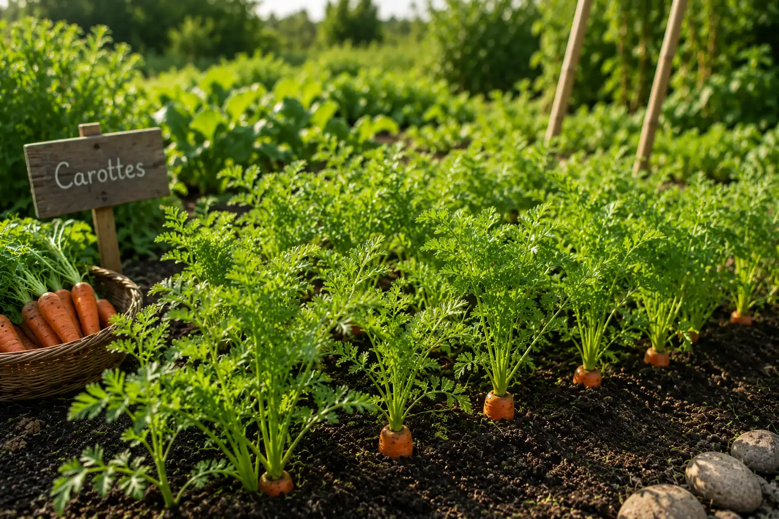 carottes potager