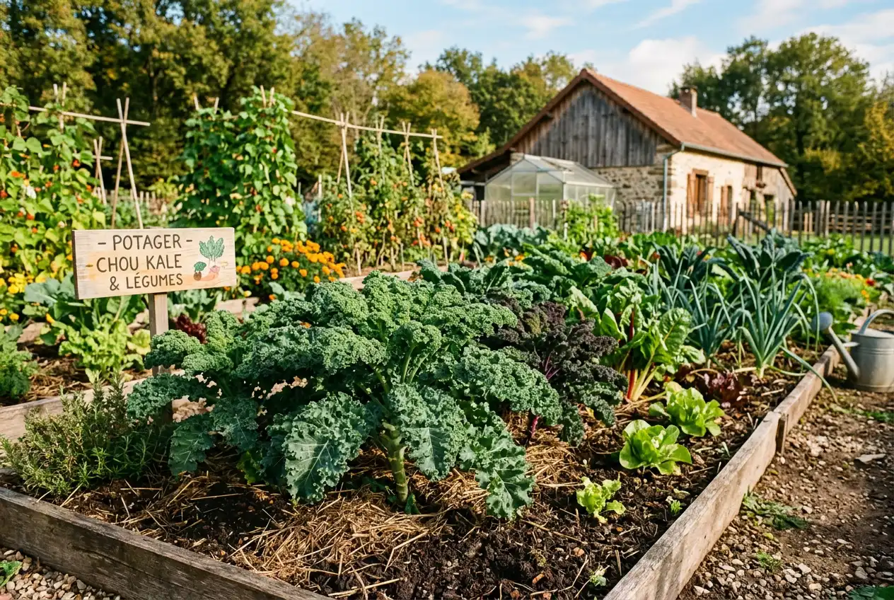 chou kale potager