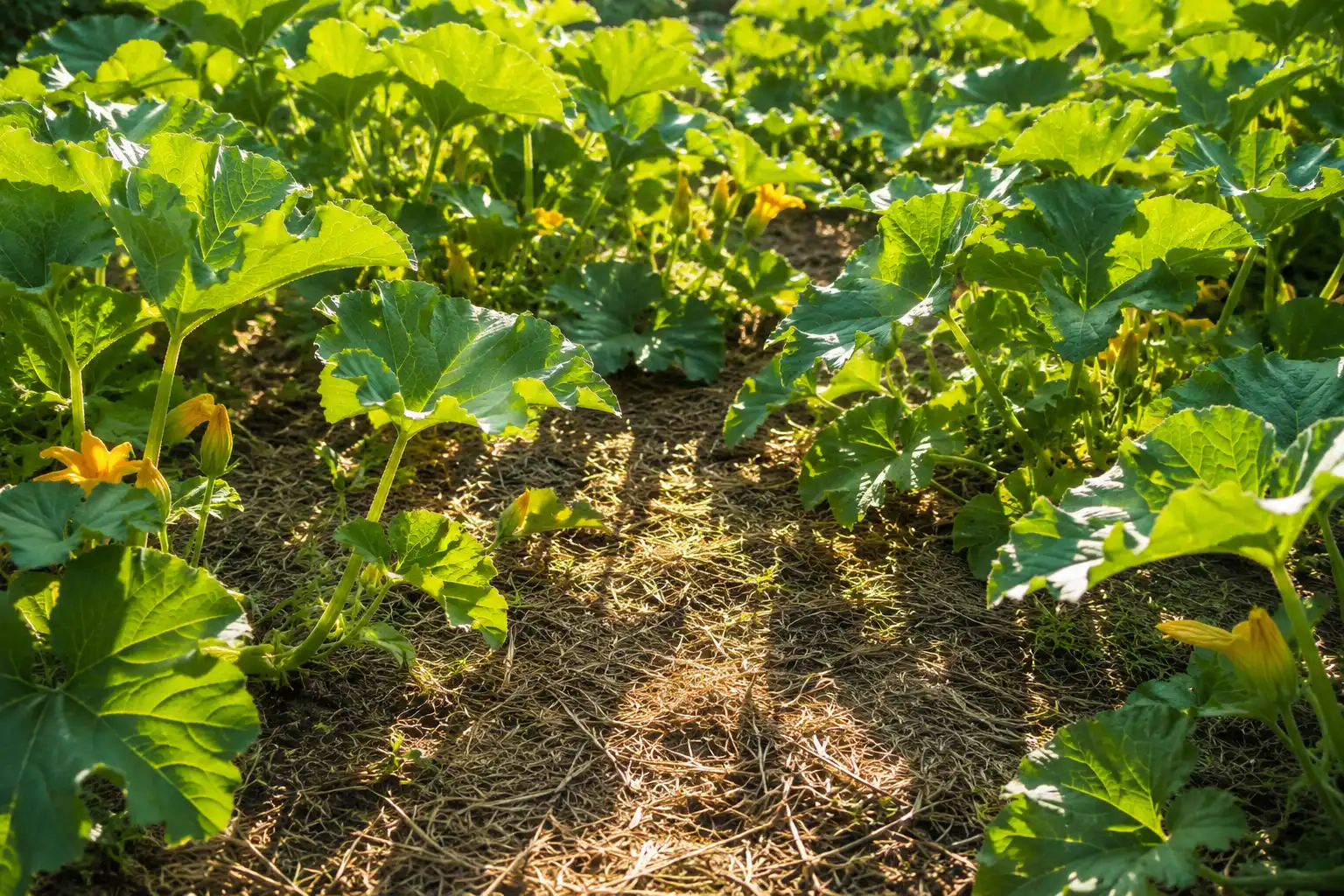 courge bien espacees