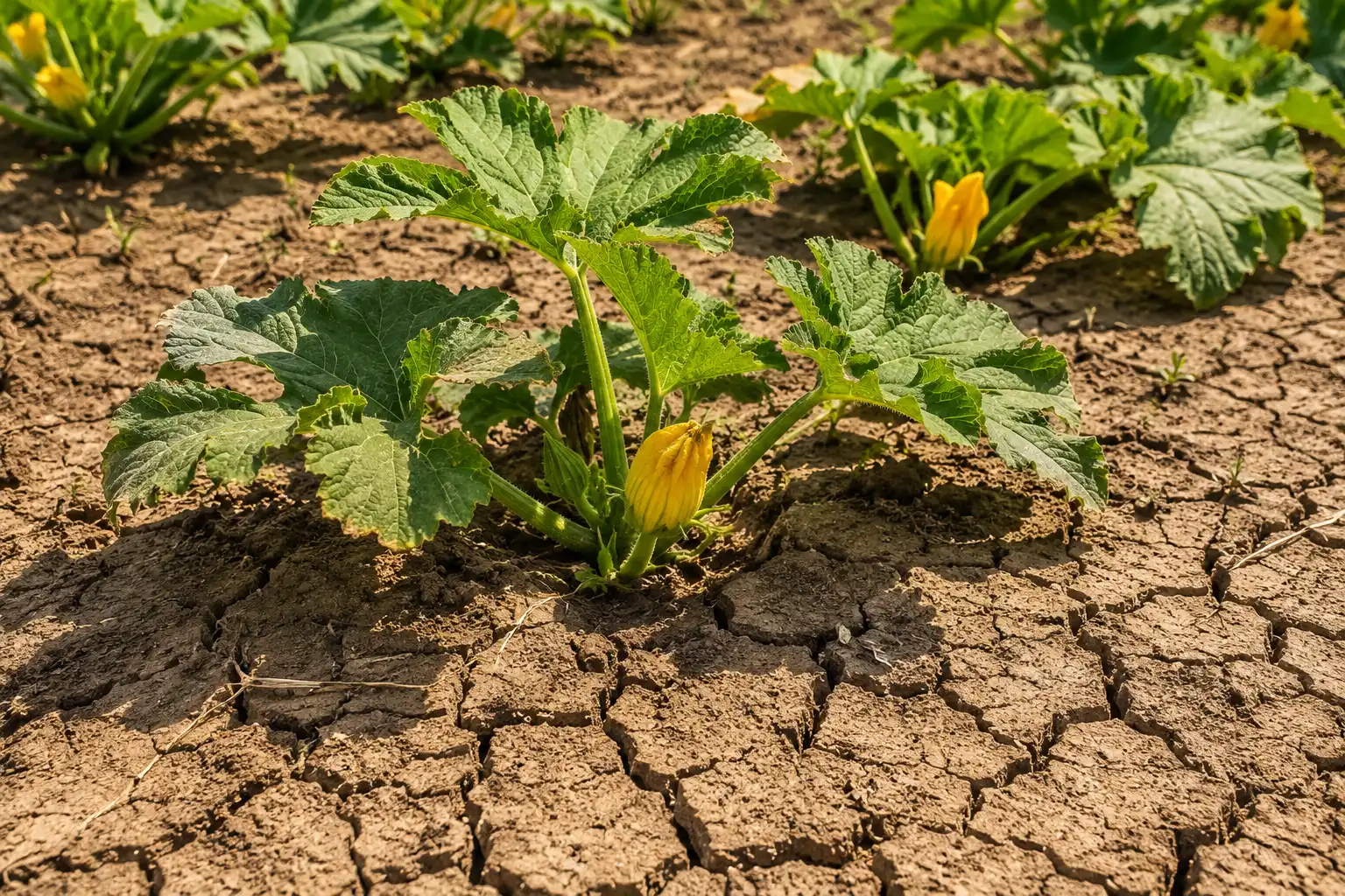 courge sans paillage
