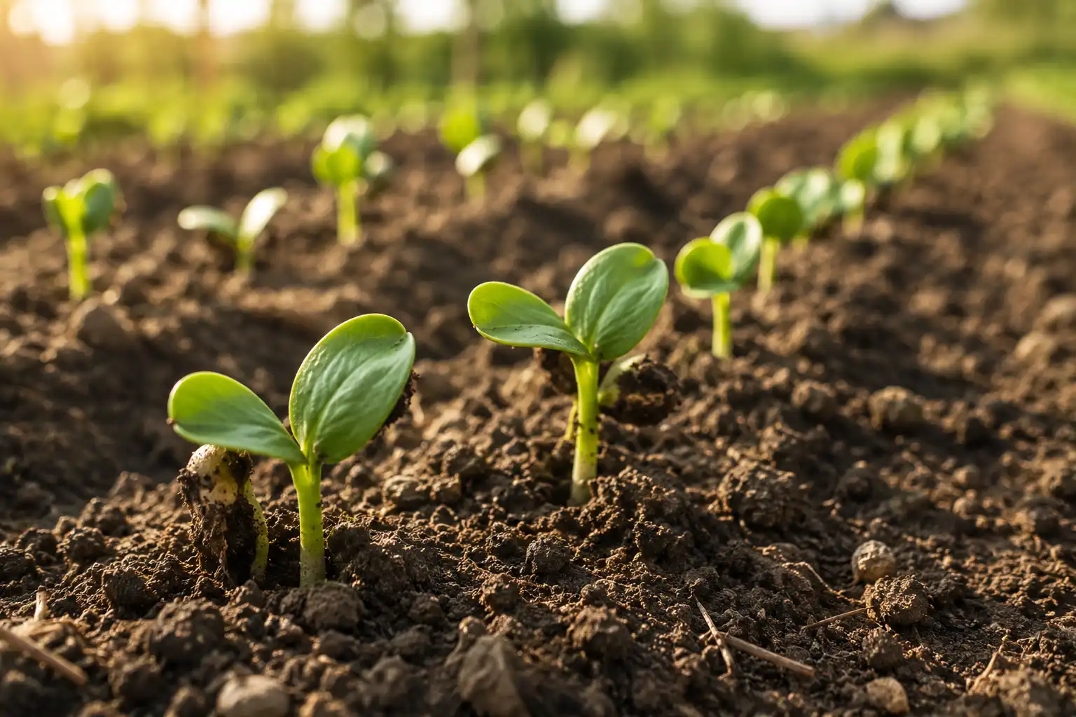 jeunes pousses haricot potager
