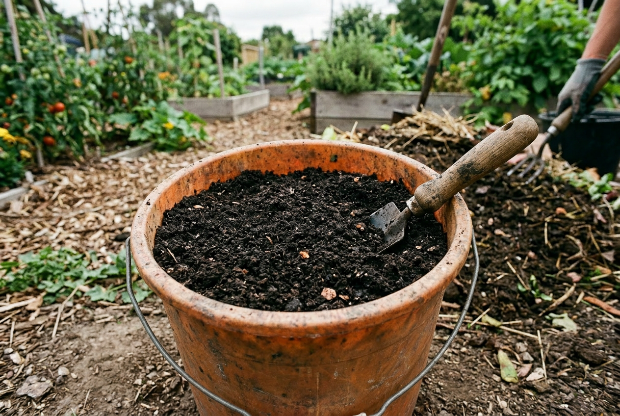melange de matieres organiques