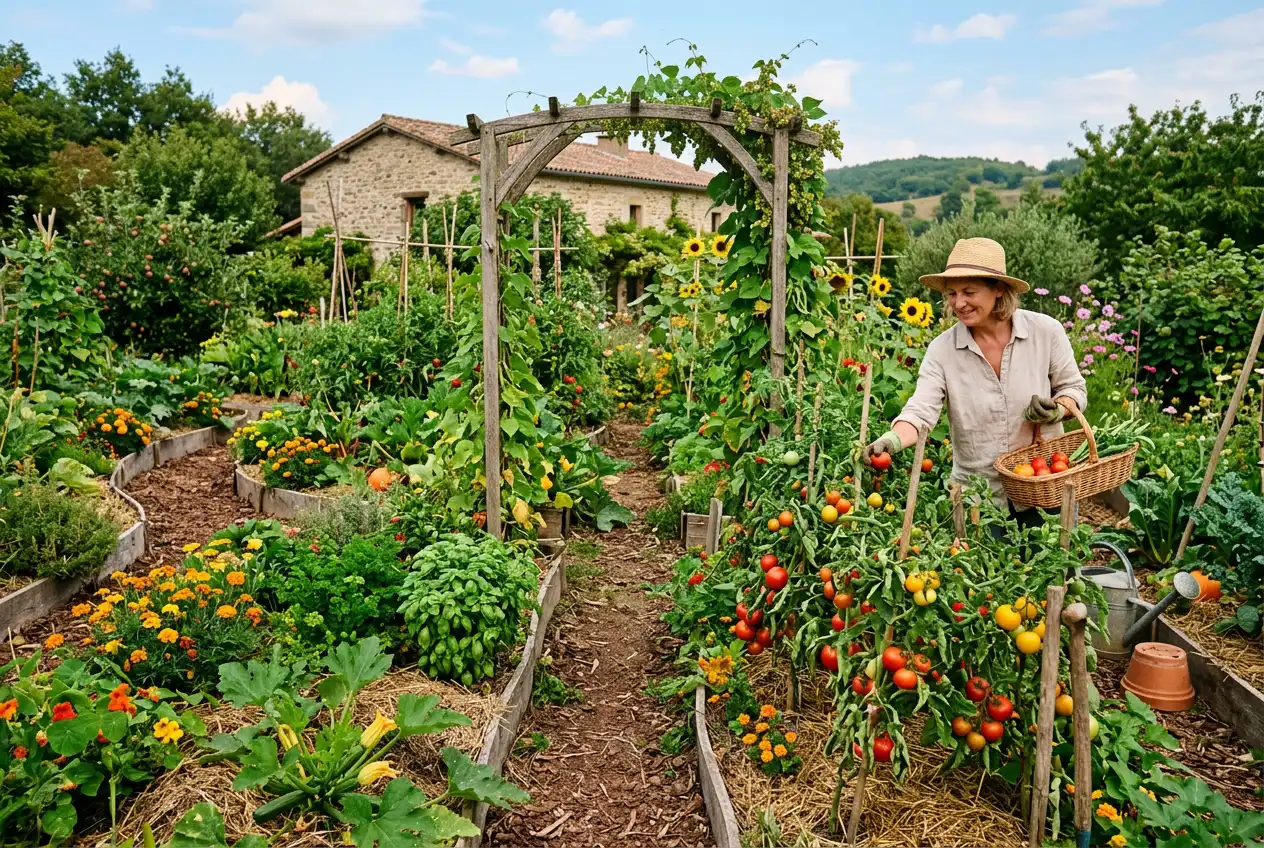 potager en aout