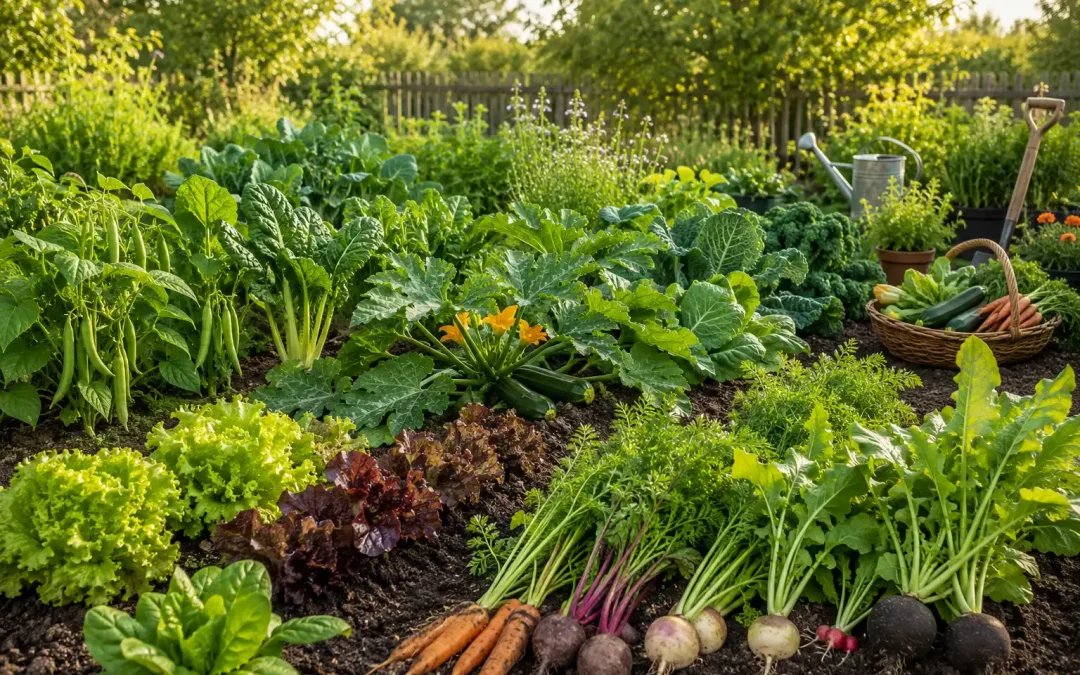 potager en juillet
