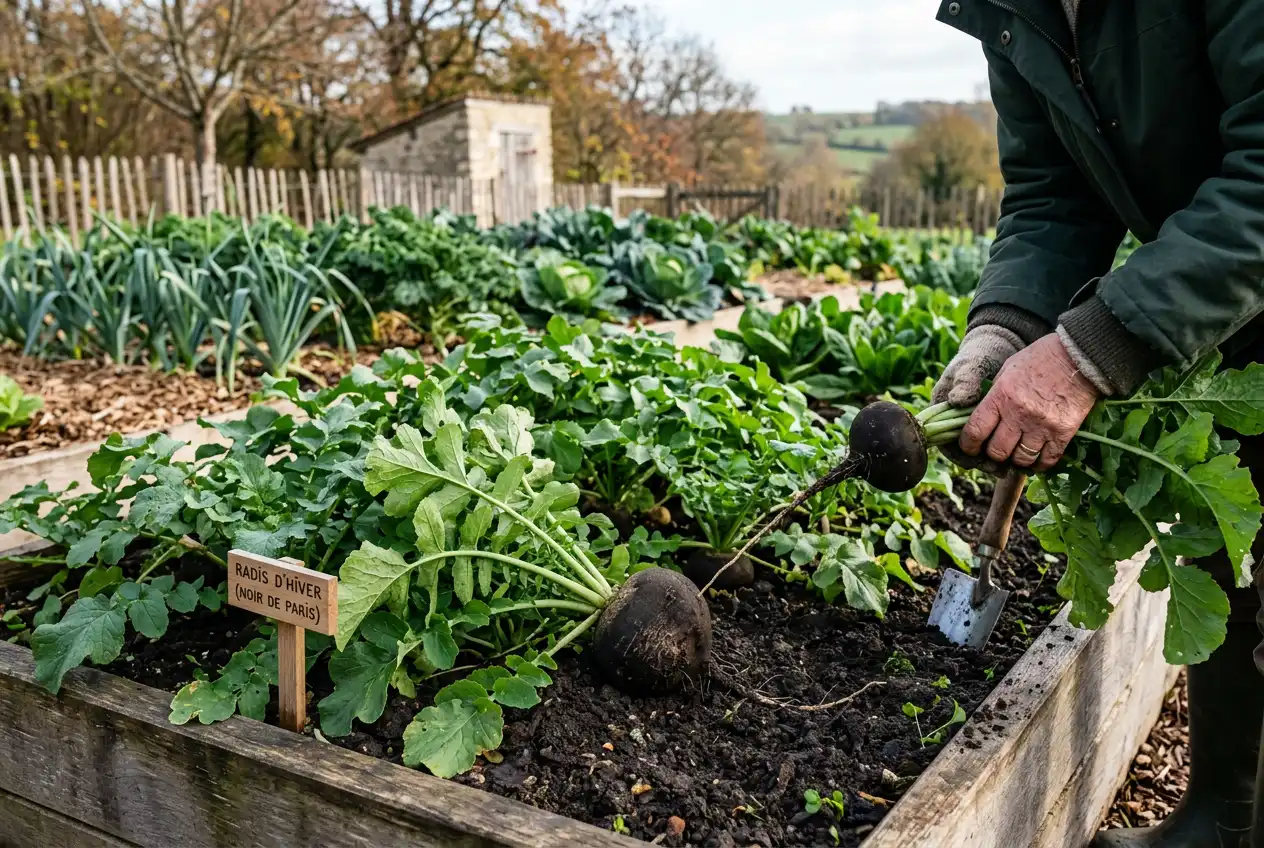 radis hiver potager