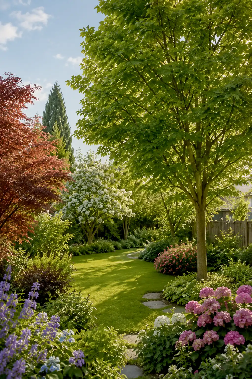 but arbre dans le jardin