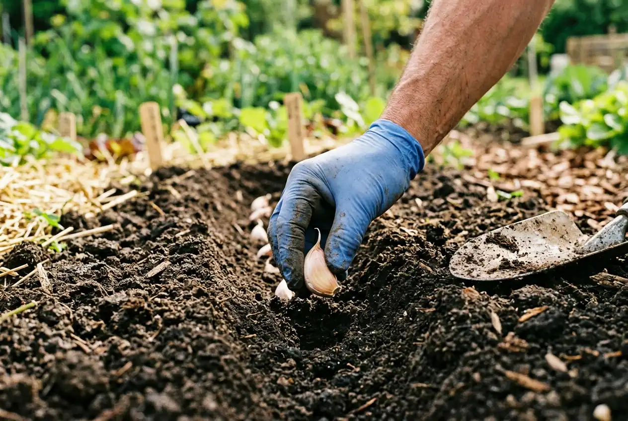 comment planter caieux ail potager