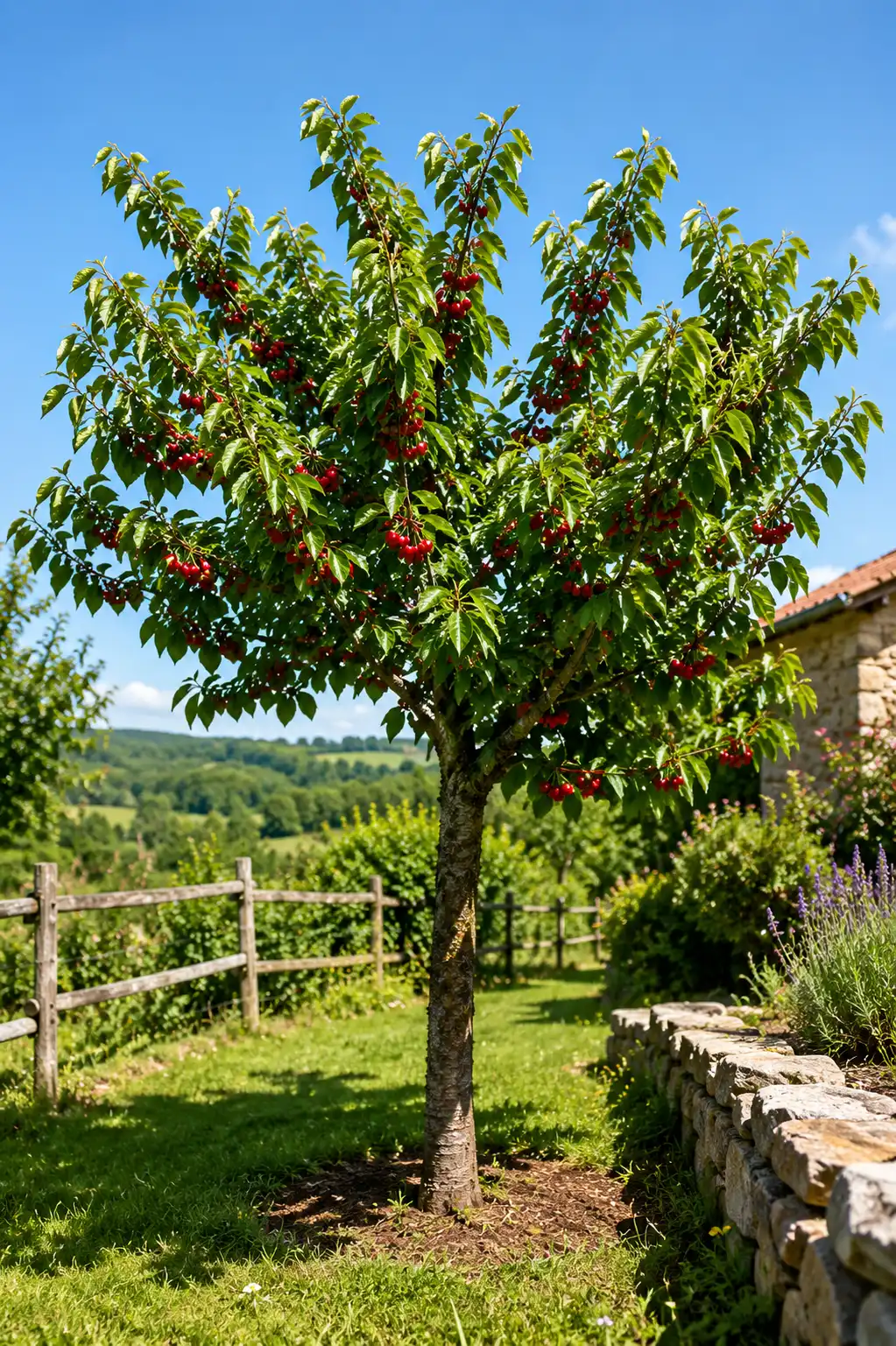 cerisier dans un jardin