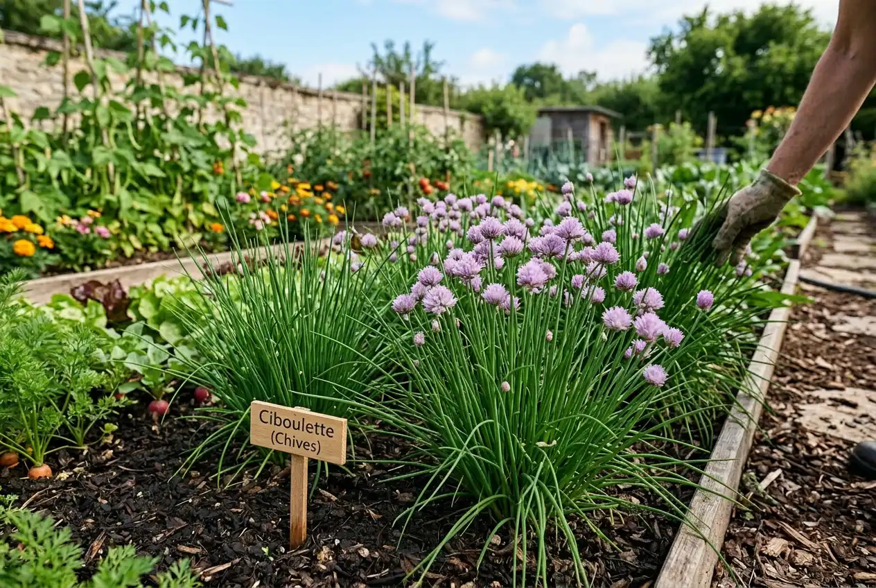 ciboulette potager