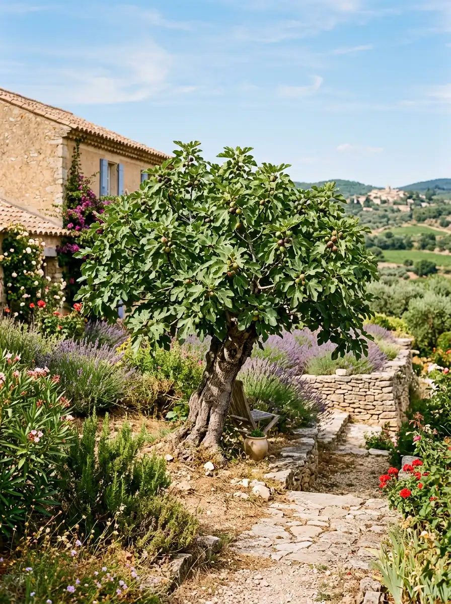 figuier dans un jardin en provence