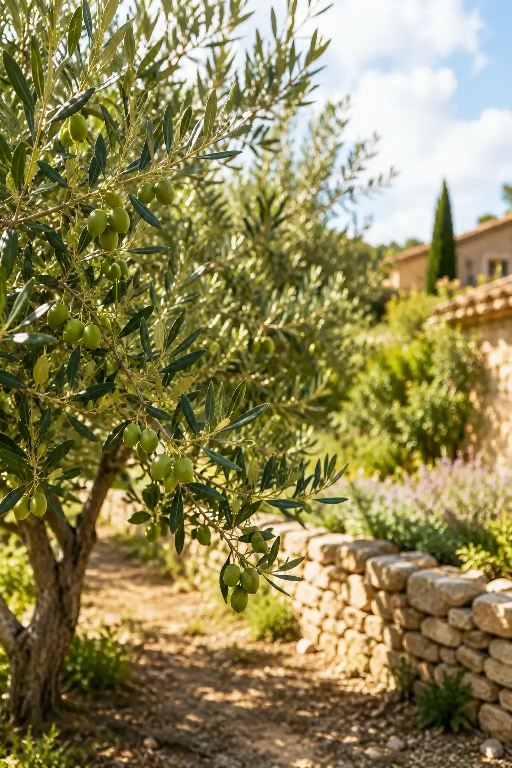 nombreuses olives sur arbre