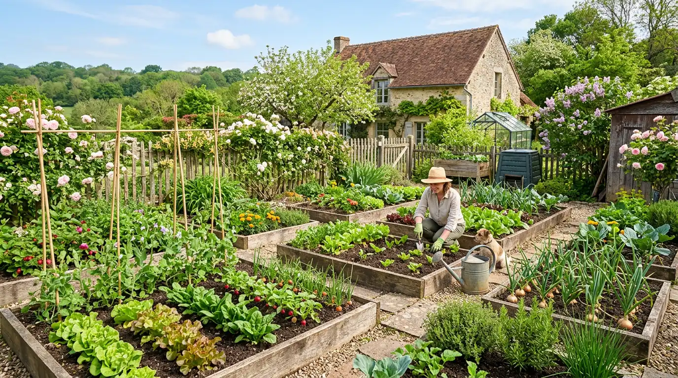 potager au printemps